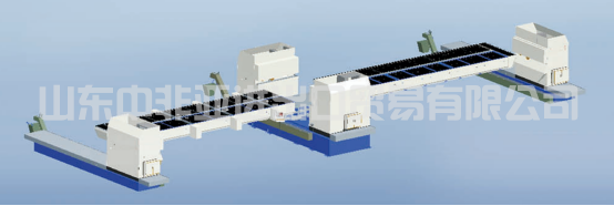 CNC quadrilateral plate bevelling machine
