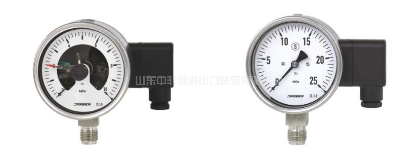 Electric contact pressure gauge
