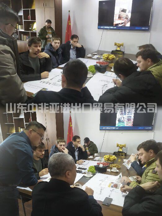 Warmly welcome Russian customers to visit our company to negotiate business